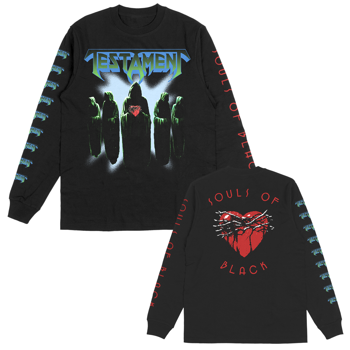 Souls of Black Long Sleeve (Black) – Testament Shop