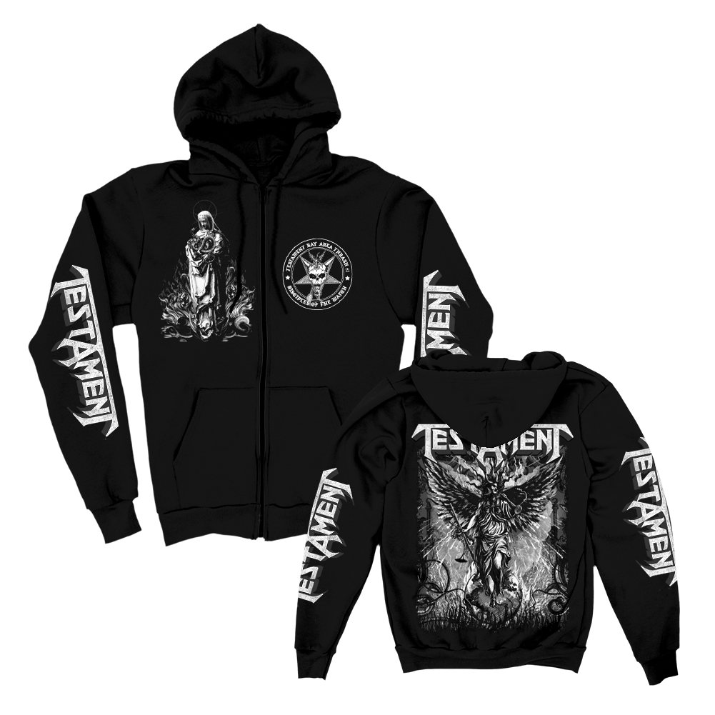 Archangel Zip Up Hoodie (Black)