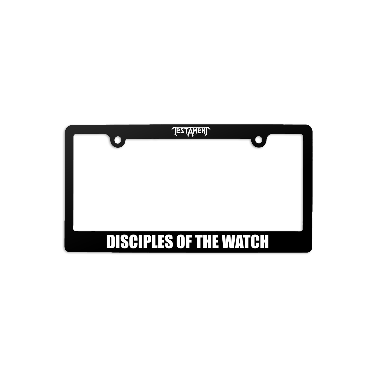 Disciples Of The Watch License Plate Frame (Black)