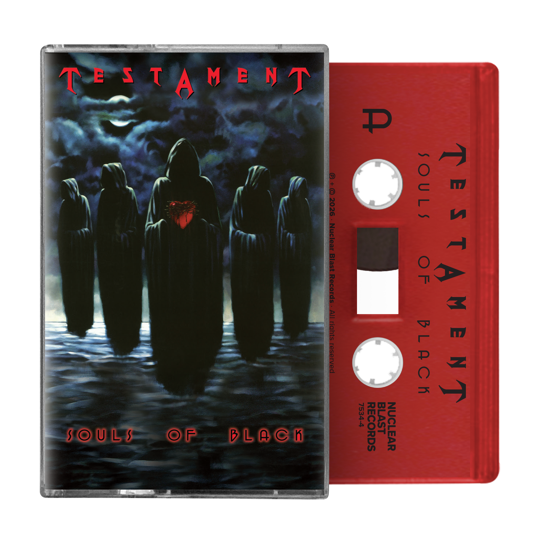 Souls of Black Cassette (Red) – Testament Shop