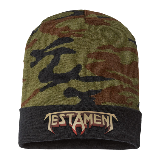 Para Bellum Logo Beanie (Woodland Camo)
