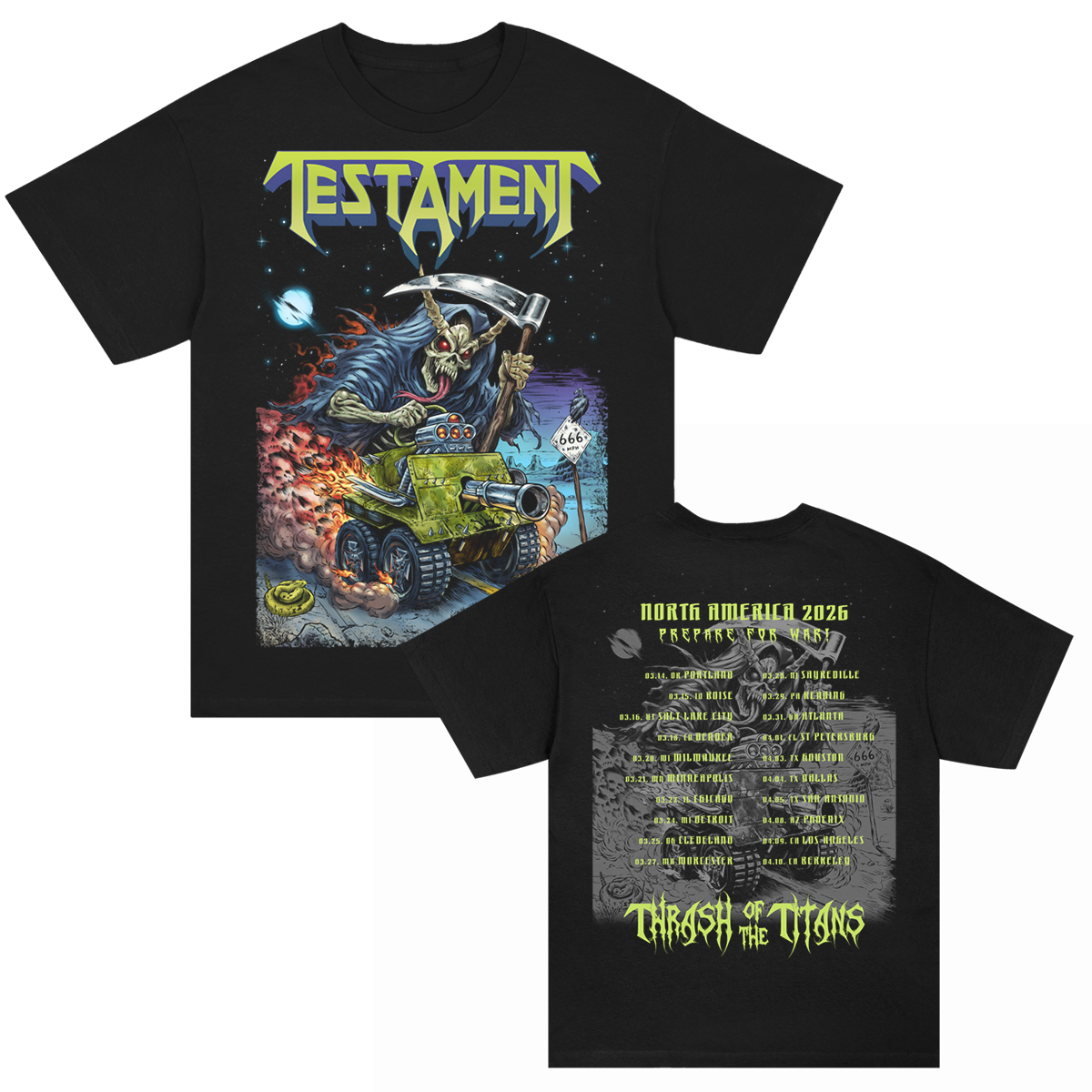 Hot Wheels Spring 2026 Tour T-Shirt (Black)
