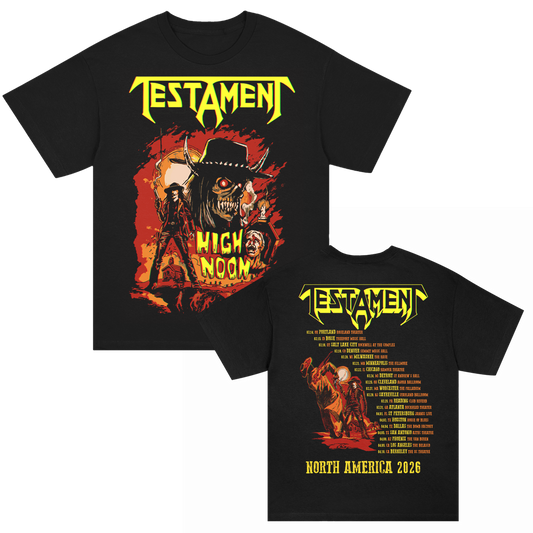 High Noon Spring 2026 Tour T-Shirt (Black)